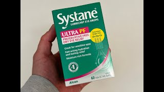 Systane Ultra Lubricant Eye Drops Unboxing [upl. by Suzzy]