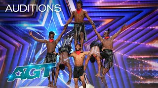 WOW Amoukanama Takes Acrobatics to New Heights  AGT 2022 [upl. by Eatnoid]