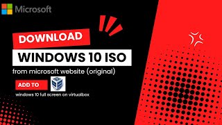 Download windows 10 from microsoft  add to virtualbox [upl. by Burgess]