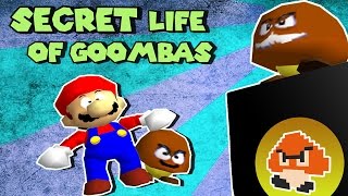 SM64 Bloopers SECRET LIFE OF GOOMBAS [upl. by Mikahs398]