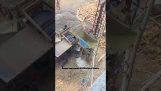 Concrete mixer machine and Concrete lift machine youtubeyoutubeshorts [upl. by Ellebasi]