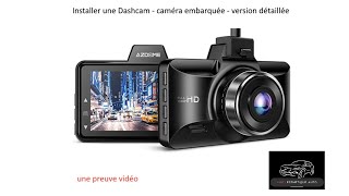 Installer une Dashcam  caméra embarquée  version détaillée [upl. by Bottali]