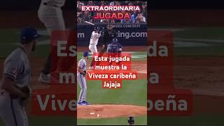 Esta jugada es extraordinaria mlb mlbdeportes baseball [upl. by Anihcak884]