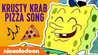 The Krusty Krab Pizza Song 🍕 Ft SpongeBob SquarePants  Nick [upl. by Dnana]