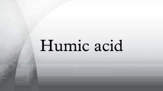 Humic acid [upl. by Suidaht]