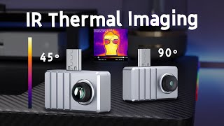 Smartphone ir thermal imaging camera B TypeC port Options for 45°90° FOV aluminum alloy case [upl. by Ynnatirb]