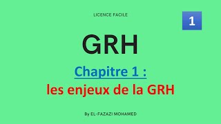 GRH  Chapitre 1  les enjeux de la « GRH »   EP 1 [upl. by Eiramanig]