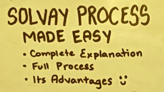 What is Solvay process Manufacture of sodium carbonate [upl. by Ocramed108]