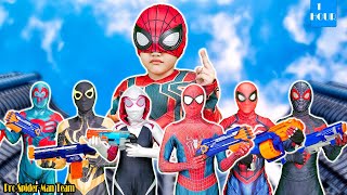 What If 5 SPIDERMAN amp JOKER In 1 House Rescue KID SPIDER MAN Frm BAD HERO  MORE [upl. by Zile633]