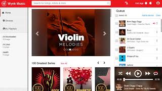 How to use Wynk Music in Pc no softwares Any Windows xp\vista\7\8\81\10 [upl. by Adilem]