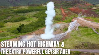 The Geothermal Road Gets Only Warmer And The Great Geysir Area Is Unusually Powerful [upl. by Andrei]