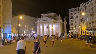 Trieste nightlife walking tour [upl. by Eldnik]