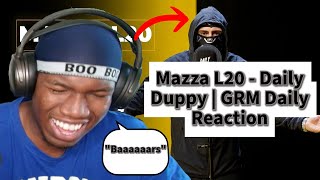 Mazza L20  Daily Duppy  GRM Daily  Reaction [upl. by Jonis]