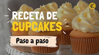 Receta fácil para preparar de cupcakes en casa [upl. by Kelwin]