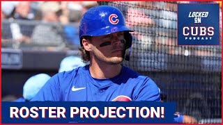 Chicago Cubs Opening Day Roster Projection [upl. by Nnaynaffit119]