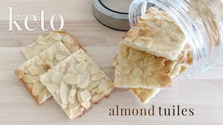 Keto Almond Tuiles [upl. by Korrie]