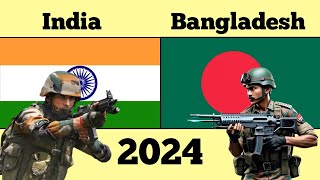 India Vs Bangladesh military power comparison 2024  SZB Defense [upl. by Nnylaj]