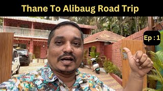 Thane To Alibaug Road Trip  Traffic Jam  Bhumi Cottage  Visited Revdanda Beach  Drone Shots [upl. by Aikemot305]