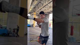 Dmitry Bivol bareknuckle training for Artur Beterbiev [upl. by Derag121]