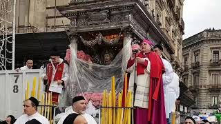 SantAgata lomelia di mons Gristina in piazza Stesicoro [upl. by Ibson]