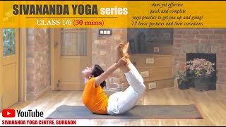 Sivananda Yoga 30 min series  Class 1 [upl. by Elda715]