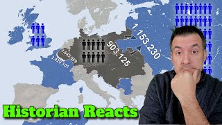 World War I Every Day with Army Sizes  Italian Mapper Reaction [upl. by Aerehs]