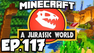 Jurassic World Minecraft Modded Survival Ep117  NEW DINOSAURS EGGS CASES Dinosaurs Modpack [upl. by Lessard]