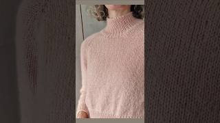 How to knit a sweater complete tutorial ⬆️ knittingsweater [upl. by Douglas]