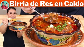 Nueva Receta de BIRRIA de RES llena de SABOR  Mejor que NUNCA Perfecta para CALDO y TACOS [upl. by Llemaj]