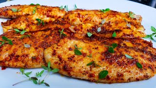 Just 3 Ingredients Tasty Oven Baked Tilapia Fillets in 10 minutes I Easy and Quick Recipe [upl. by Prisca]