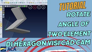 Tutorial Hexagon Visi Rotate Angle of Two Element  PT ACA Pacific [upl. by Radmen]