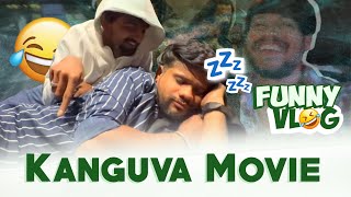 Kanguva movie watching with masti 😂 ShivShaktiGarbaClass  kanguva movie vanbhazala harubha [upl. by Adarbil]