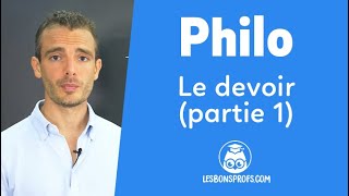 Le devoir partie 1  Philosophie  Terminale  Les Bons Profs [upl. by Ainesell]