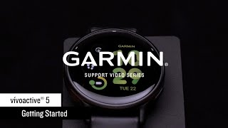 Garmin Support  vívoactive 5  Getting Started [upl. by Nyleaj]