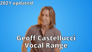 Geoff Castellucci Vocal Range  C0B0  A5 [upl. by Aikaj]