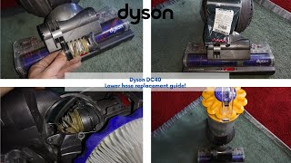 Dyson DC40  Torn Changeover Valve hose Replacement guide [upl. by Menken449]