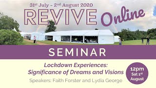 Ichthus Revive 2020 Lockdown Experiences The Significance of Dreams and Visions [upl. by Pisano]