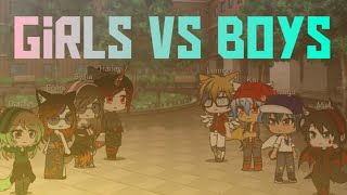 Girls Vs Boys Gacha Life Singing battle [upl. by Boak]