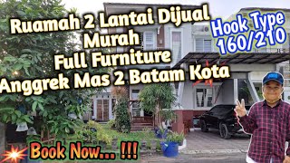 Rumah 2 Lantai Full Renovasi dan Furniture dijual Murah di Kota Batam [upl. by Yanetruoc]