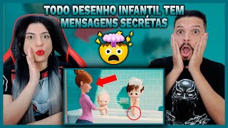 7 Mensagens Secretas em Desenhos Animados Populares  Refúgio Mental REACT [upl. by Apfelstadt]