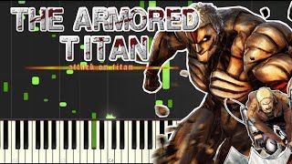 quotThe Armored Titanquot sad and emotional version  Piano Tutorial  Attack On Titan 進撃の巨人 [upl. by Alcott]