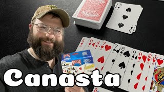 How to Play Canasta with Two Players  a classic rummy card game [upl. by Mela]