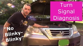 TURN SIGNAL Not Working But BULB is GOOD  Blinker Diagnosis amp FIX  Honda Odyssey [upl. by Ciredor]