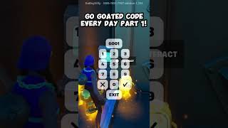 Go Goated Code Every Day Part 1 fortnite gaming gogoated [upl. by Acus]