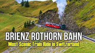 Brienz Rothorn Bahn  Most Scenic Train Ride in Switzerland EP 21 [upl. by Yesnyl270]