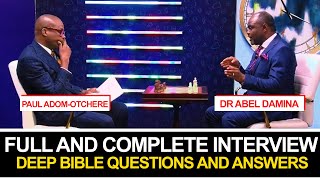 ABEL DAMINA ACCURATELY ANSWERED EVERY QUESTION THAT WAS ASKED BY PAUL ADOMOTCHERE [upl. by Ttnerb]