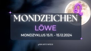 ♌️LÖWE🌕MONDZEICHEN🌕Emotionale Entscheidung151115122024 [upl. by Oirramed]