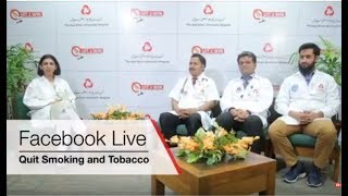 Facebook Live Session  Quit Smoking and Tobacco [upl. by Netnilc503]