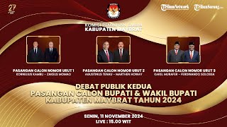 🔴 DEBAT PUBLIK KEDUA  Pasangan Calon Bupati dan Wakil Bupati Kabupaten Maybrat Tahun 2024 [upl. by Mackay]