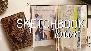 Sketchbook Tour • Art Journal • Paperblanks Sketchbook • Creativity amp Coffee [upl. by Marice]